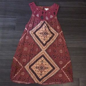 Aztec pattern sundress